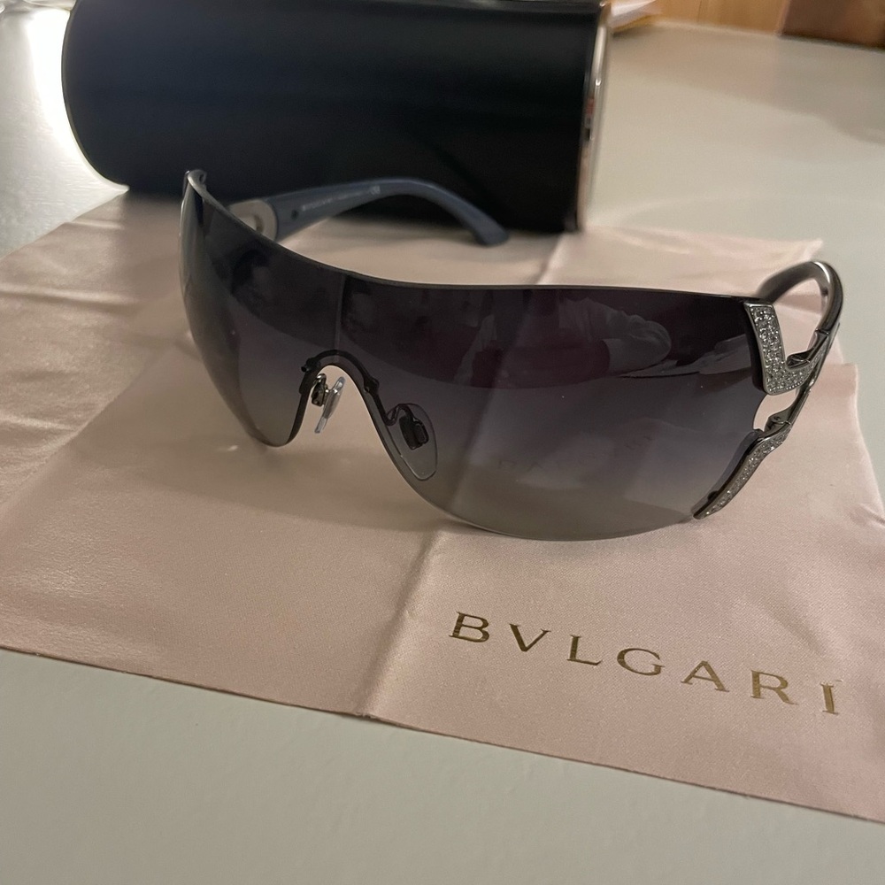 Bulgari Women's Elegant Gray Sunglasses